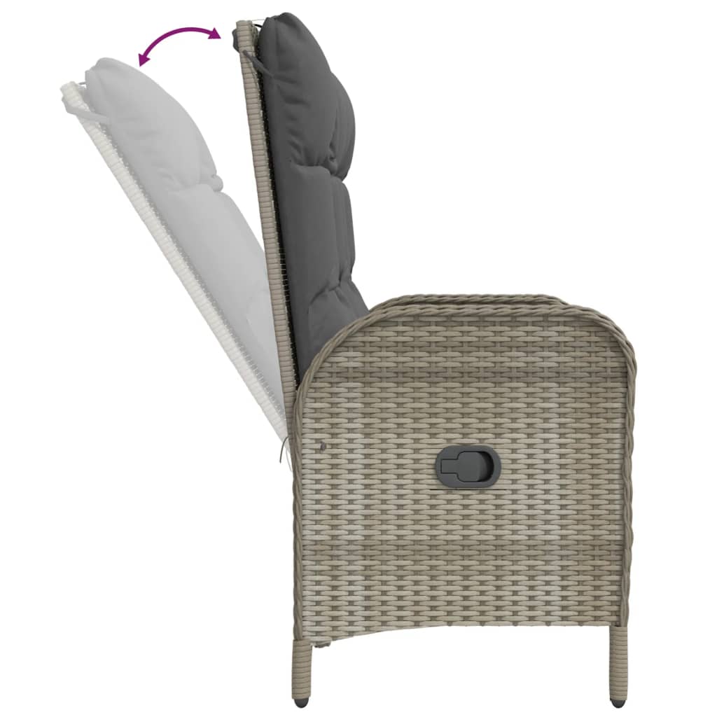 8721012106932_g_en_hd_3 vidaXL 2 Piece Garden Dining Set with Cushions Grey Poly Rattan - Image 5