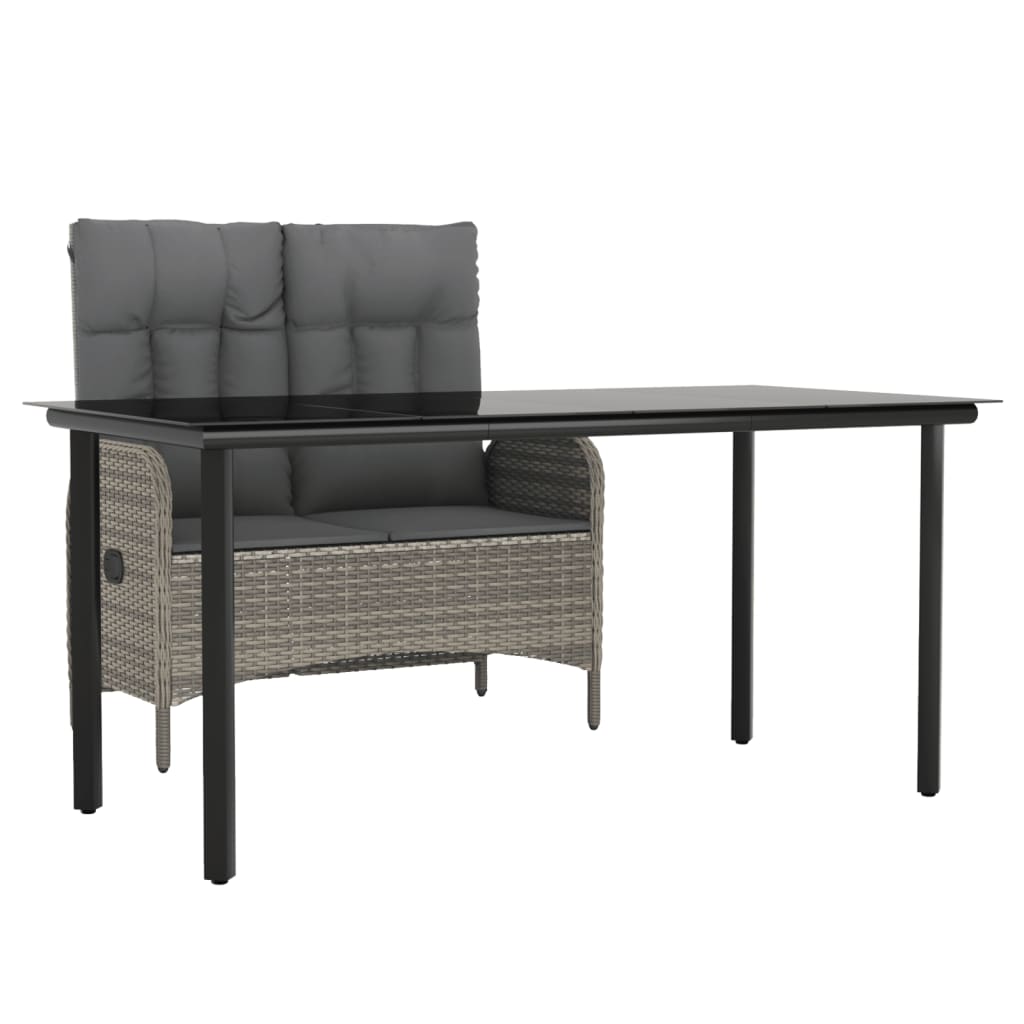 8721012106970_a_en_hd_1 vidaXL 2 Piece Garden Dining Set with Cushions Grey Poly Rattan - Image 2