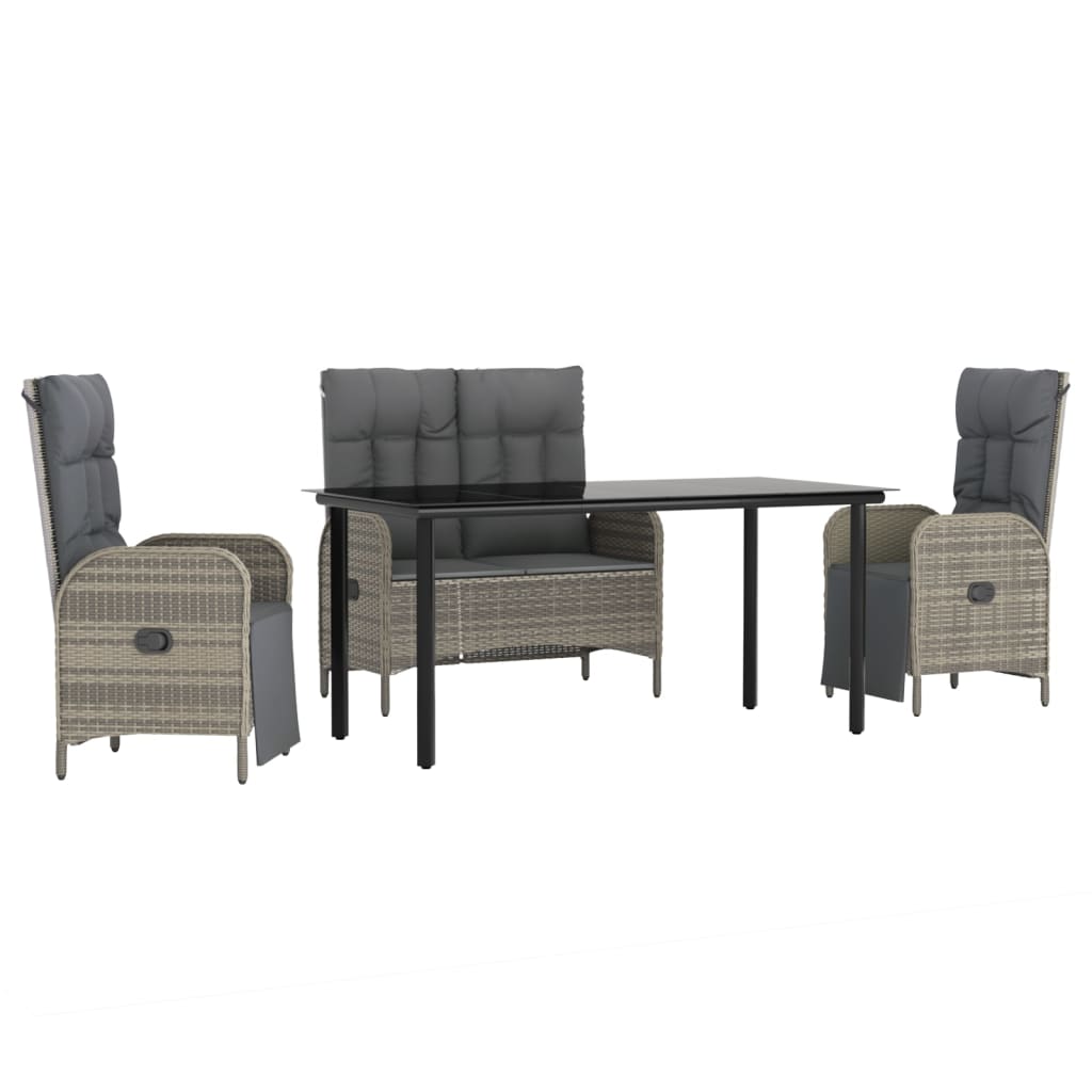 8721012106994_a_en_hd_1 vidaXL 4 Piece Garden Dining Set with Cushions Grey Poly Rattan - Image 2