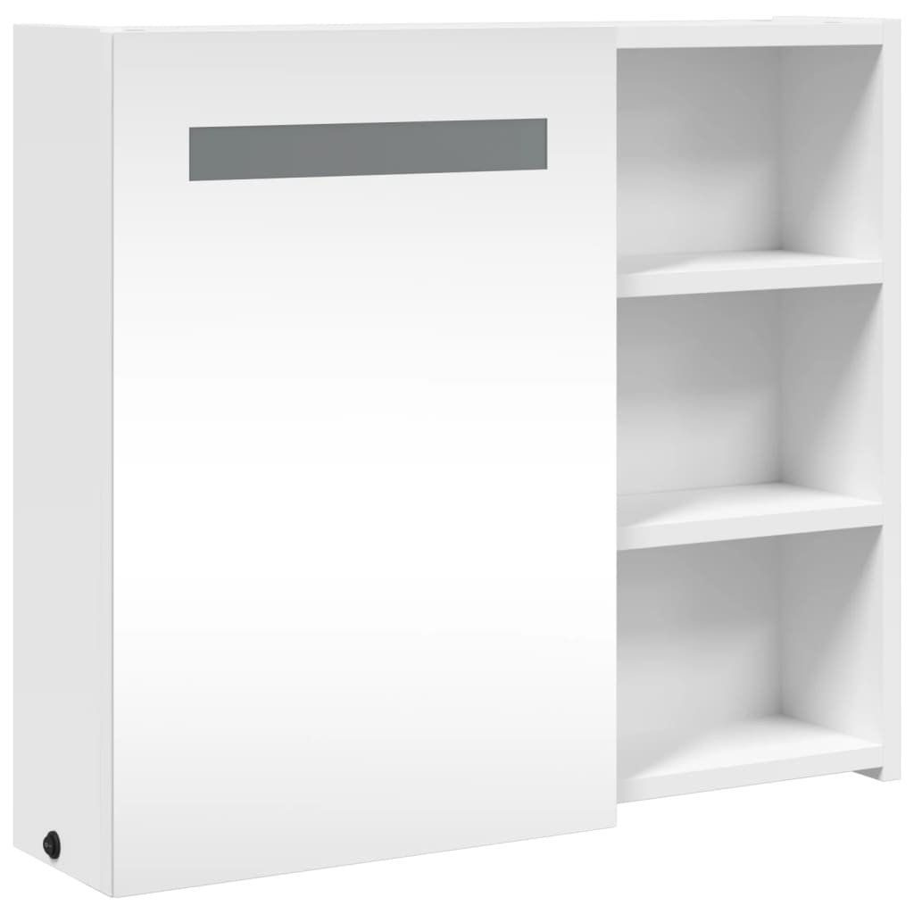 8721012107045_g_en_hd_4 vidaXL Bathroom Mirror Cabinet with LED Light White 60x13x52 cm - Image 6