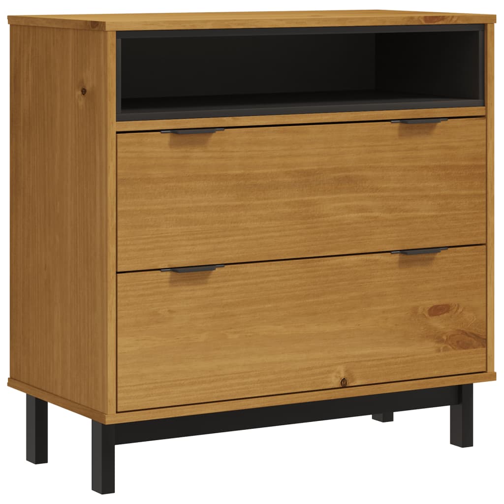 8721012107502_a_en_hd_1 vidaXL Drawer Cabinet FLAM 80x40x80 cm Solid Wood Pine - Image 2