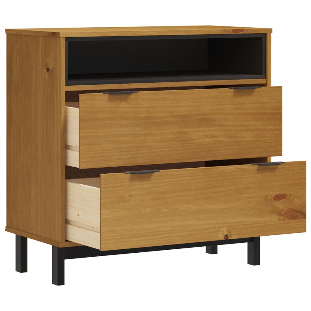 8721012107502_g_en_hd_2 vidaXL Drawer Cabinet FLAM 80x40x80 cm Solid Wood Pine - Image 5