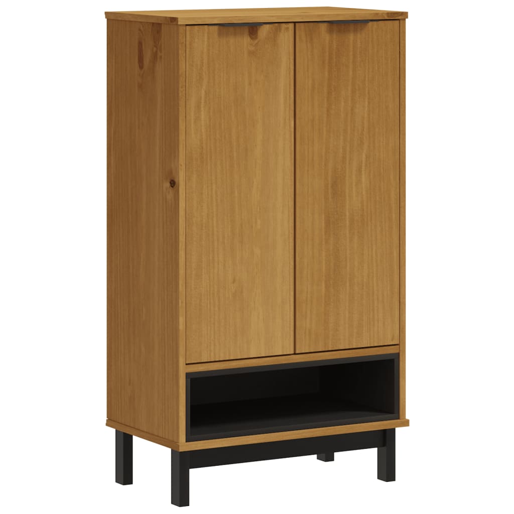 8721012107533_a_en_hd_1 vidaXL Shoe Cabinet FLAM 59.5x35x107 cm Solid Wood Pine - Image 2