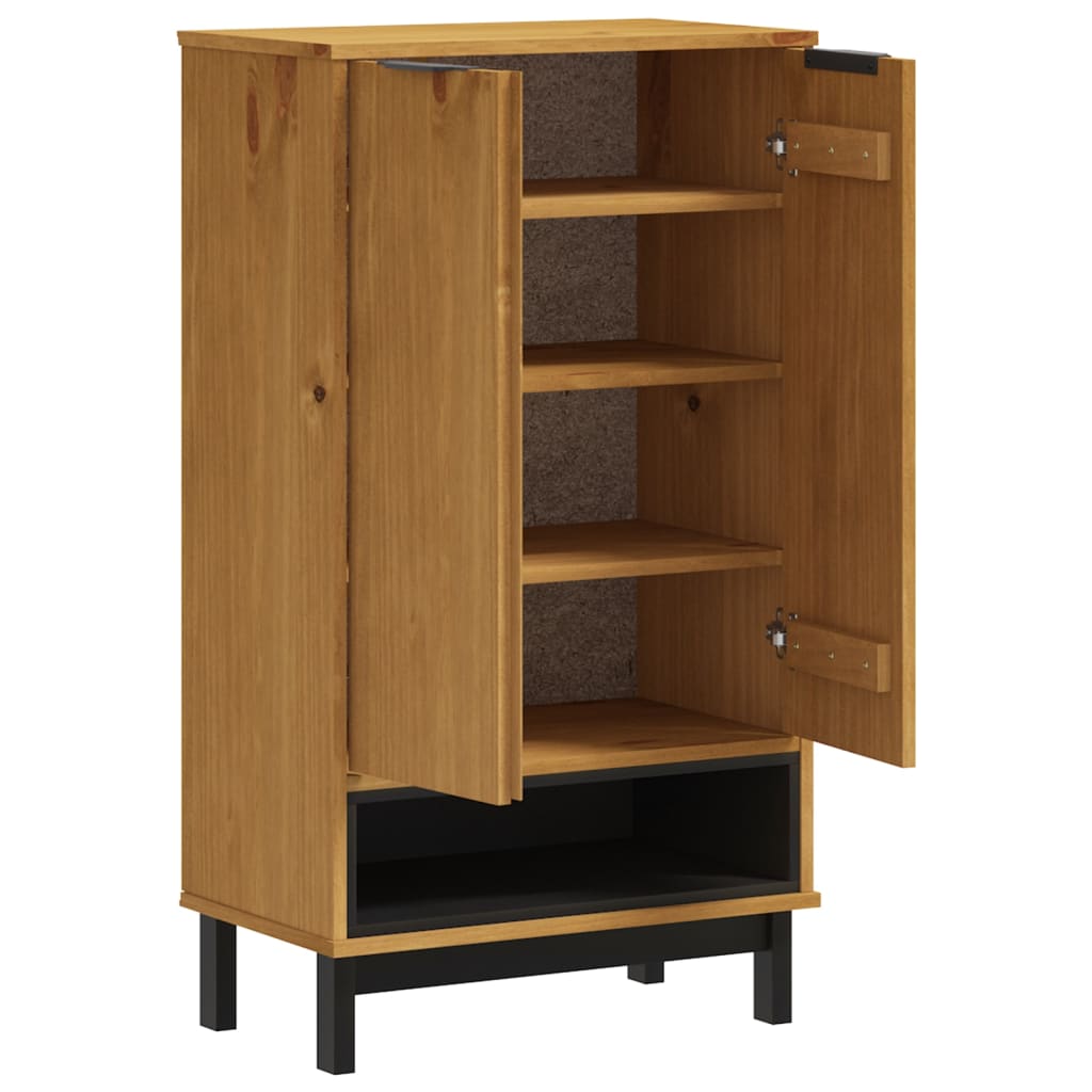 8721012107533_g_en_hd_2 vidaXL Shoe Cabinet FLAM 59.5x35x107 cm Solid Wood Pine - Image 5