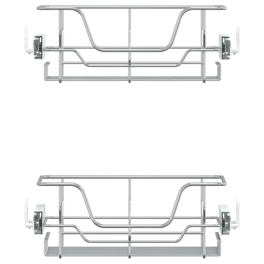 8721012117259_g_en_hd_4 vidaXL Pull-Out Wire Baskets 2 pcs Silver 45 cm - Image 5