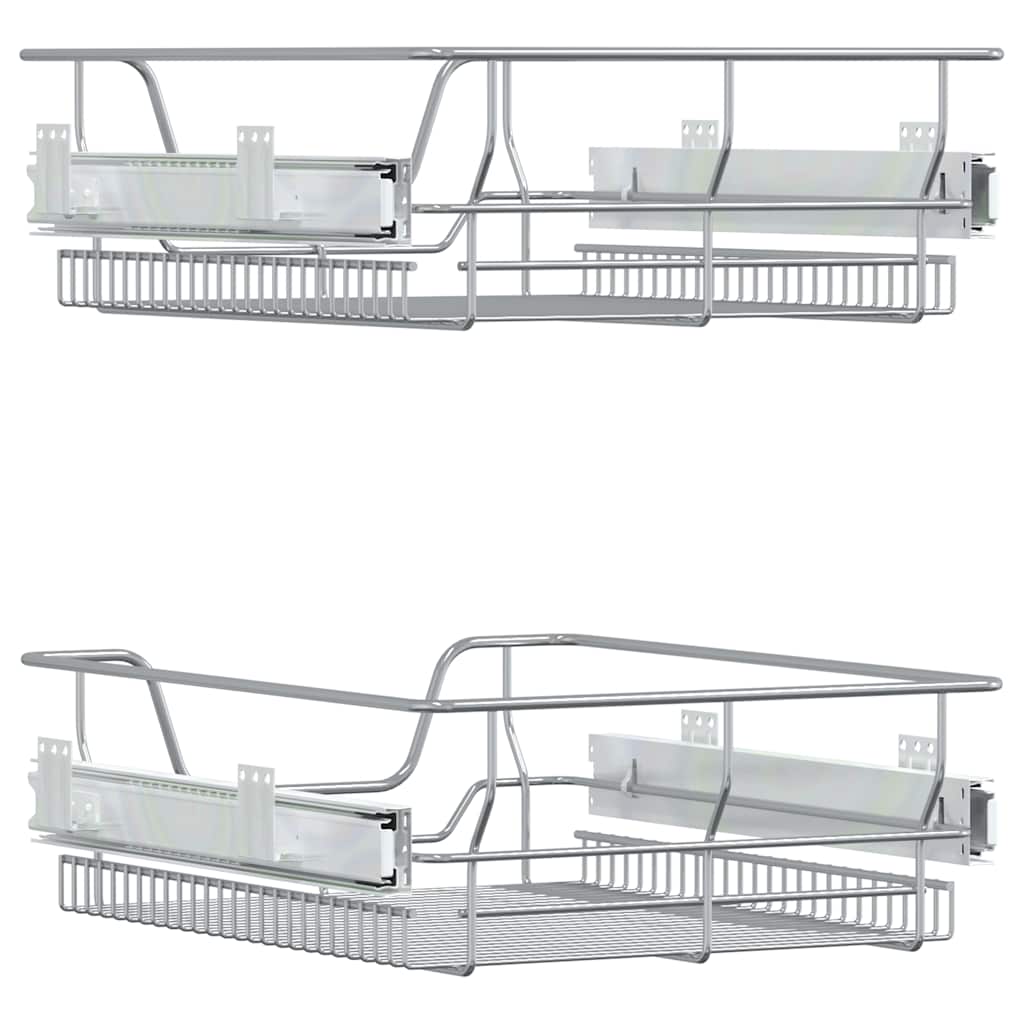 8721012117259_g_en_hd_5 vidaXL Pull-Out Wire Baskets 2 pcs Silver 45 cm - Image 6