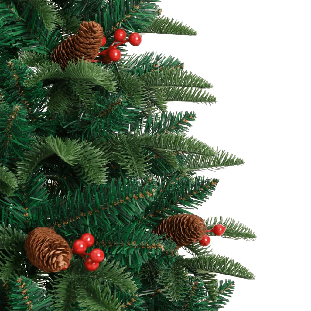 8721012117860_g_en_hd_4 vidaXL Artificial Hinged Christmas Tree with Cones and Berries 120 cm - Image 5