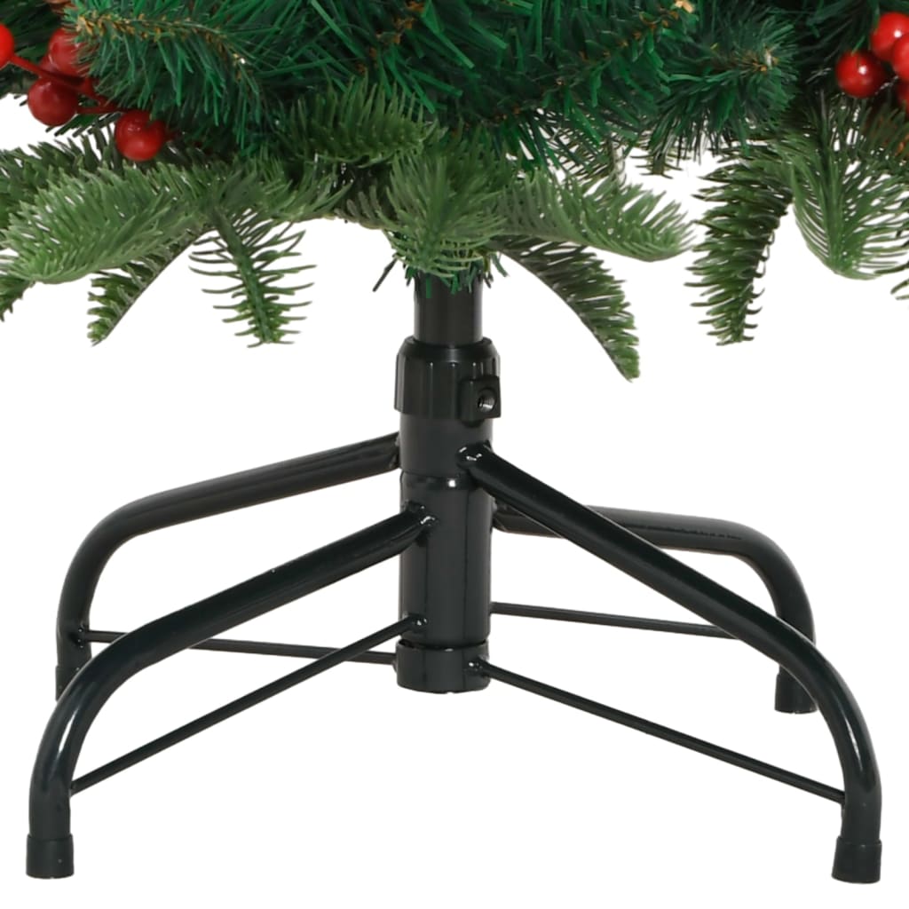 8721012117860_g_en_hd_5 vidaXL Artificial Hinged Christmas Tree with Cones and Berries 120 cm - Image 6