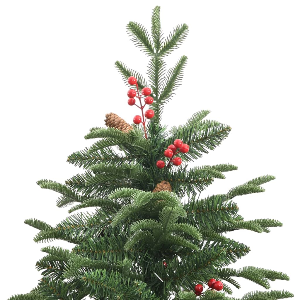 8721012117884_g_en_hd_3 vidaXL Artificial Hinged Christmas Tree with Cones and Berries 180 cm - Image 4