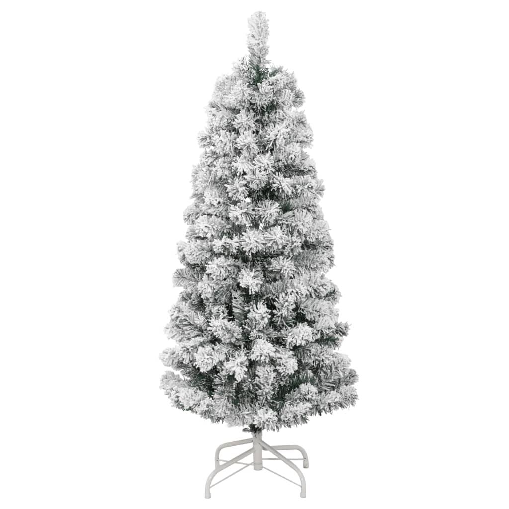 8721012117914_g_en_hd_1 vidaXL Artificial Hinged Christmas Tree with Flocked Snow 120 cm - Image 2