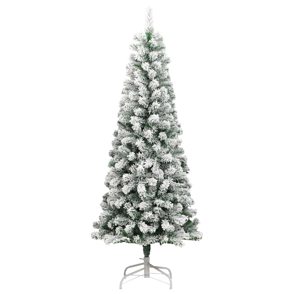 8721012117938_g_en_hd_1 vidaXL Artificial Hinged Christmas Tree with Flocked Snow 180 cm - Image 2