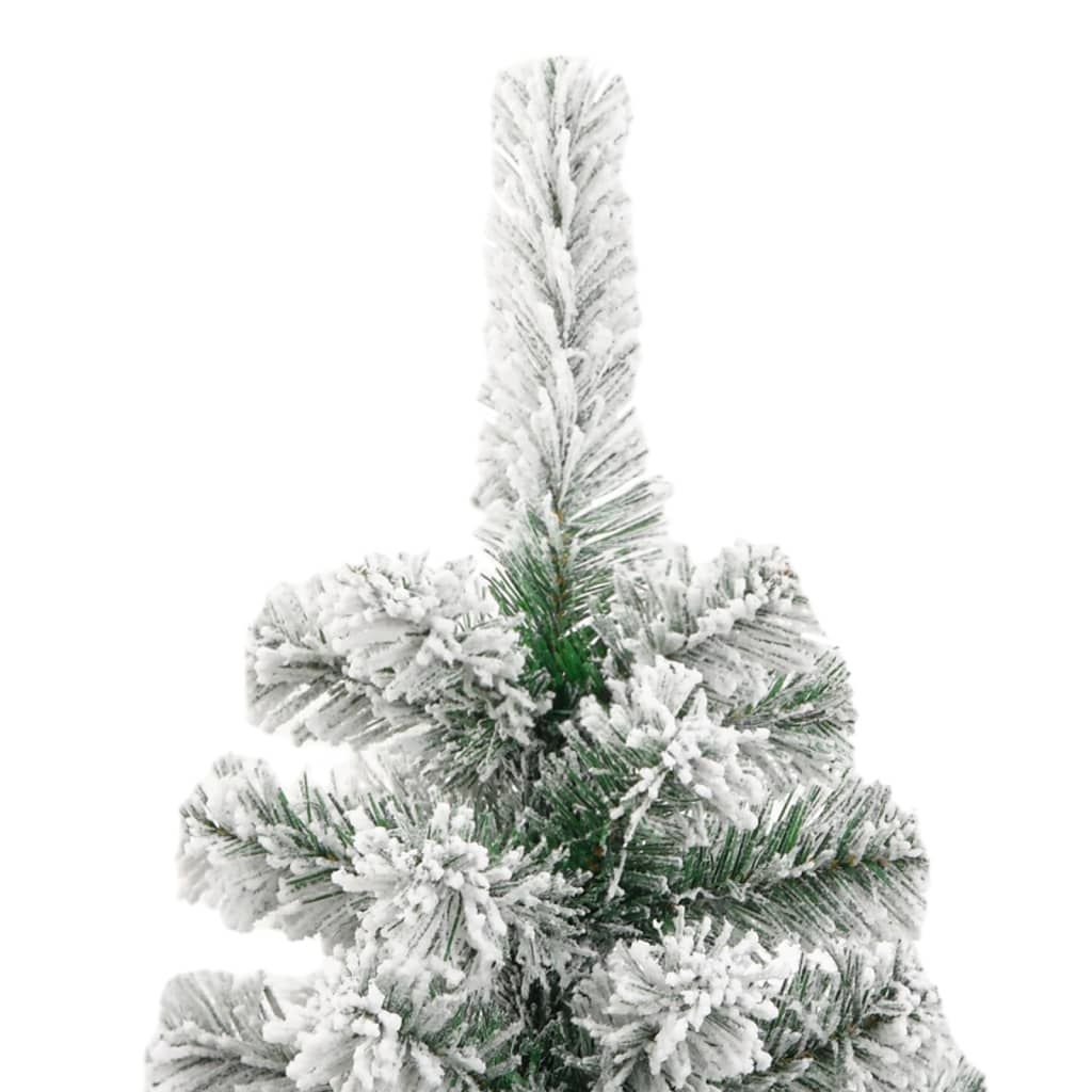 8721012117945_g_en_hd_3 vidaXL Artificial Hinged Christmas Tree with Flocked Snow 210 cm - Image 4