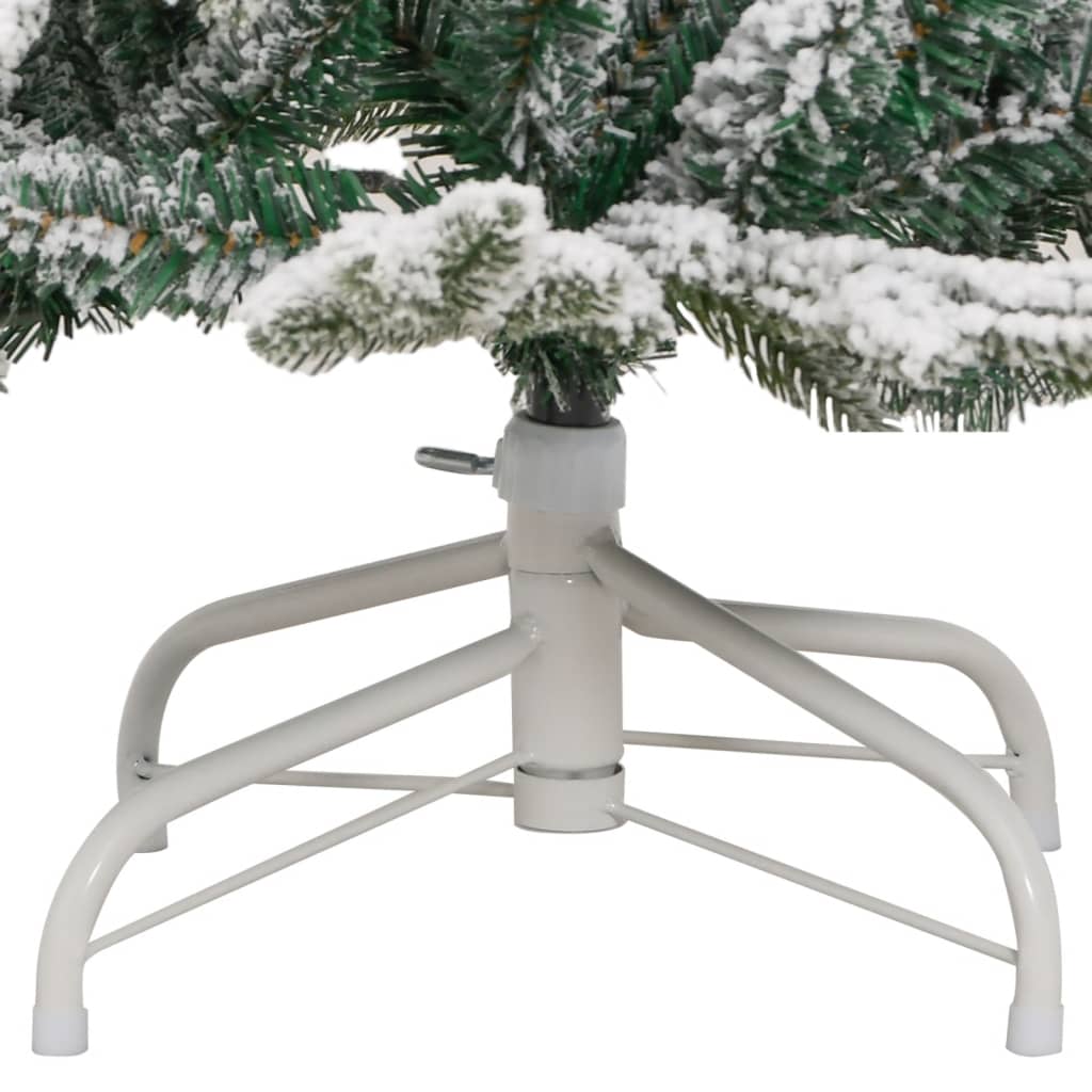 8721012117976_g_en_hd_5 vidaXL Artificial Hinged Christmas Tree with Flocked Snow 150 cm - Image 6