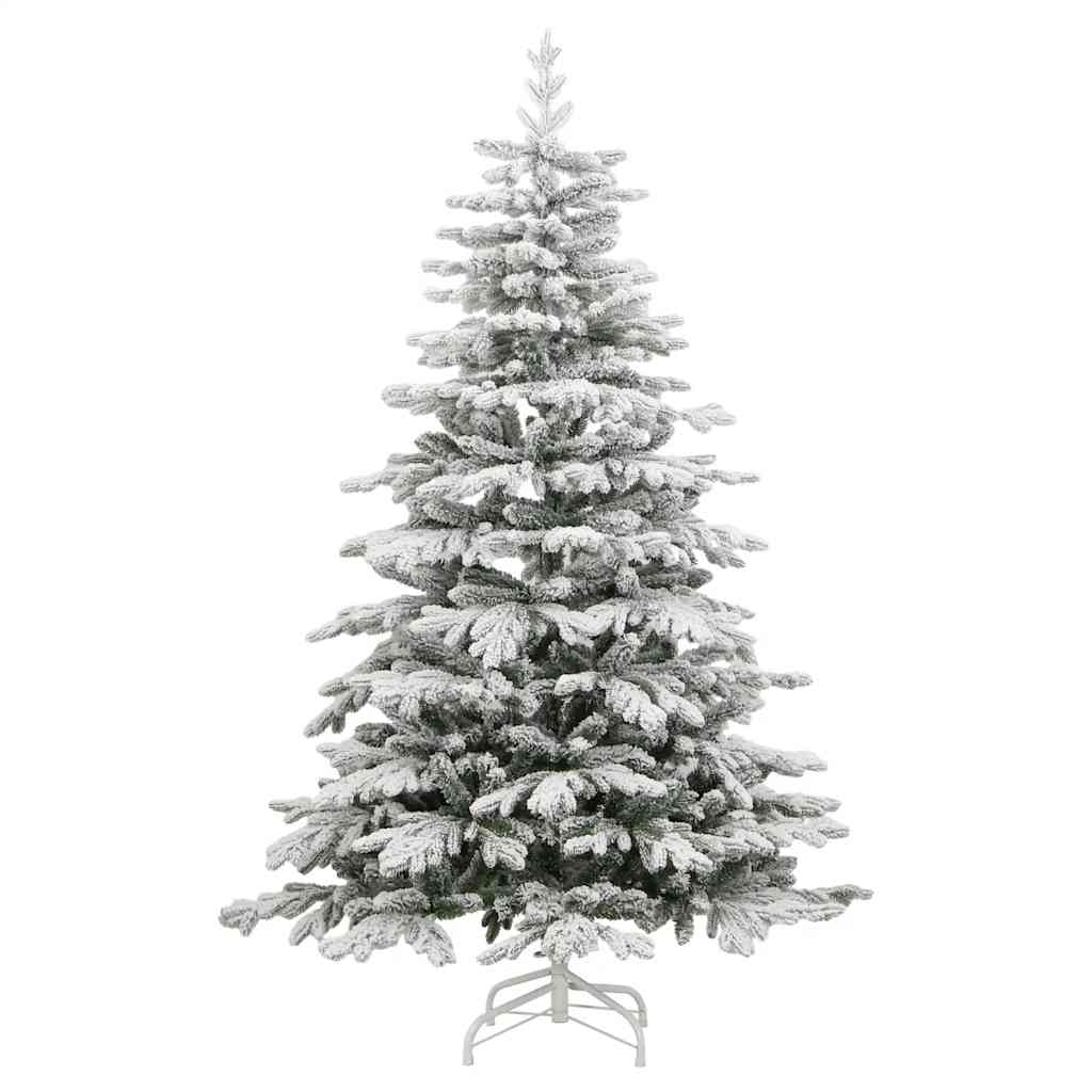 8721012118003_g_en_hd_1 vidaXL Artificial Hinged Christmas Tree with Flocked Snow 240 cm - Image 2