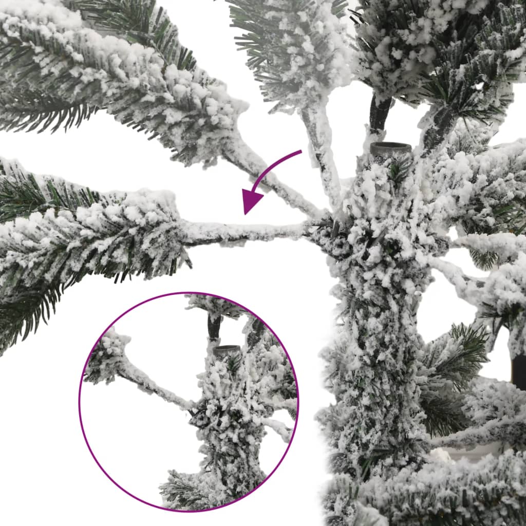 8721012118003_g_en_hd_2 vidaXL Artificial Hinged Christmas Tree with Flocked Snow 240 cm - Image 3