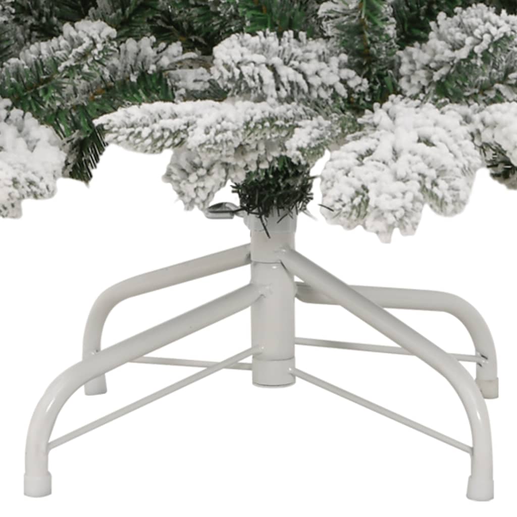 8721012118003_g_en_hd_5 vidaXL Artificial Hinged Christmas Tree with Flocked Snow 240 cm - Image 6