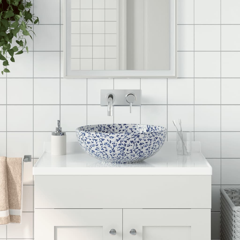 8721012118591_m_en_hd_1 vidaXL Countertop Basin White and Blue Round Φ41x14 cm Ceramic - Image 1