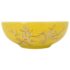 vidaXL Countertop Basin White and Yellow Round Φ41x14 cm Ceramic - Image 2