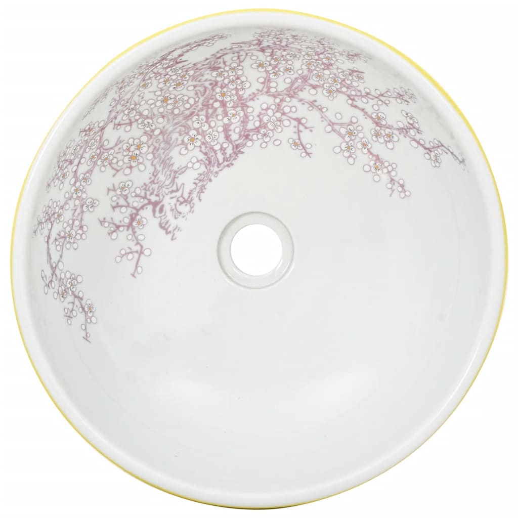 8721012118621_g_en_hd_2 vidaXL Countertop Basin White and Yellow Round Φ41x14 cm Ceramic - Image 4