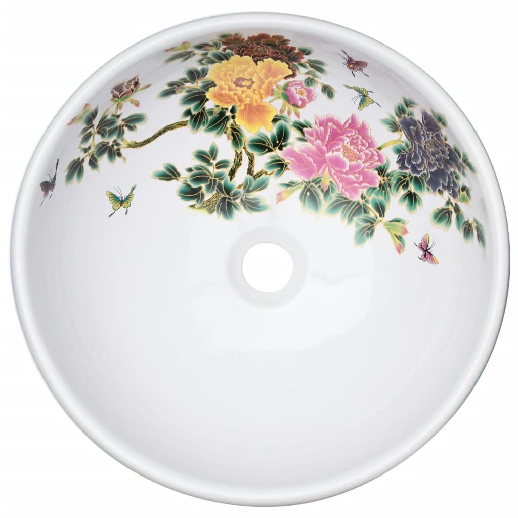 8721012118645_g_en_hd_2 vidaXL Countertop Basin Multicolour Round Φ41x14 cm Ceramic - Image 4