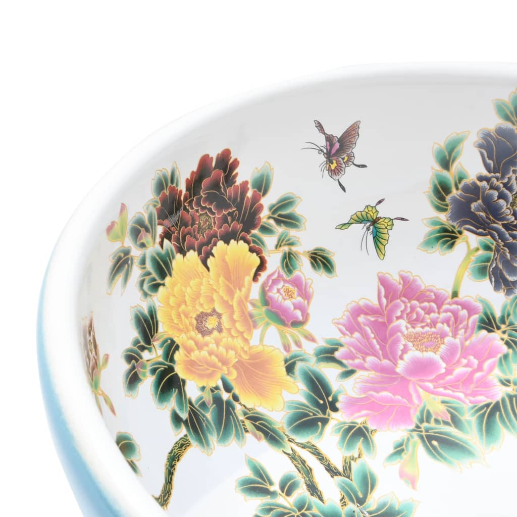 8721012118645_g_en_hd_3 vidaXL Countertop Basin Multicolour Round Φ41x14 cm Ceramic - Image 5