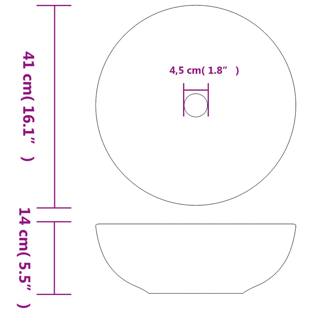 8721012118652_g_en_hd_4 vidaXL Countertop Basin Multicolour Round Φ41x14 cm Ceramic - Image 6