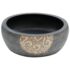 vidaXL Countertop Basin Black and Brown Round Φ41x14 cm Ceramic - Image 3