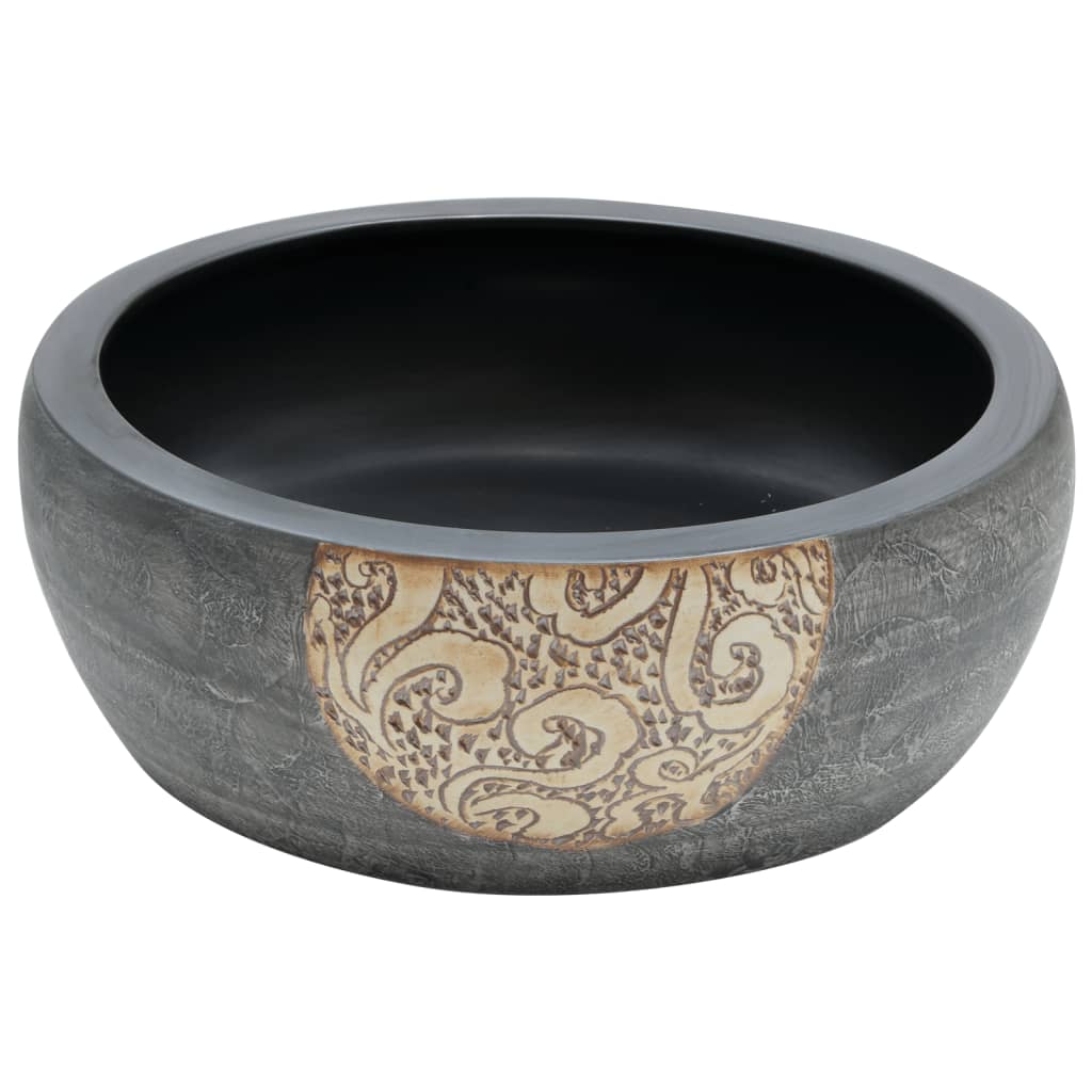8721012118690_g_en_hd_1 vidaXL Countertop Basin Black and Brown Round Φ41x14 cm Ceramic - Image 3