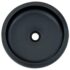 vidaXL Countertop Basin Black and Blue Round Φ41x14 cm Ceramic - Image 4