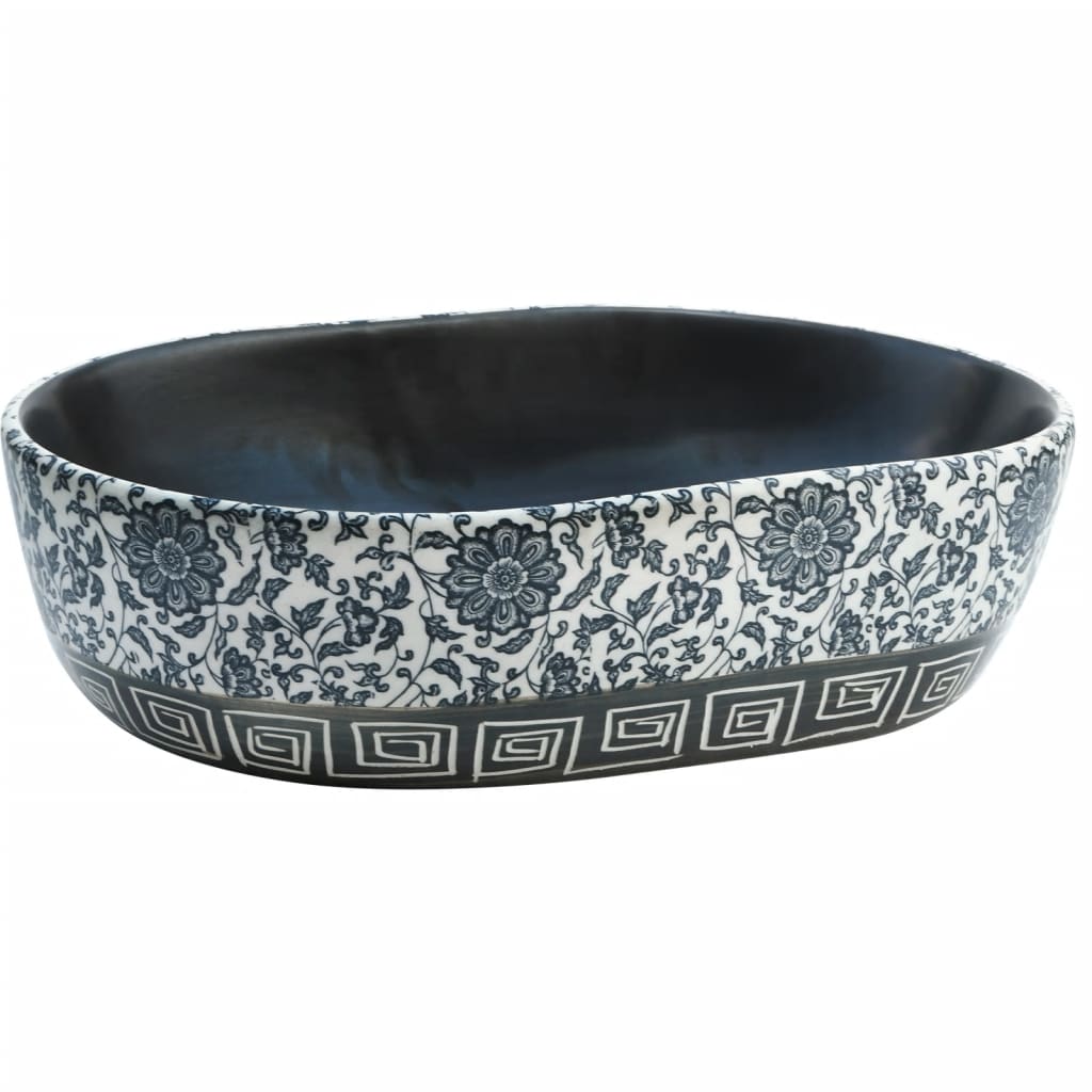 8721012118799_a_en_hd_1 vidaXL Countertop Basin Black and Blue Oval 47x33x13 cm Ceramic - Image 2