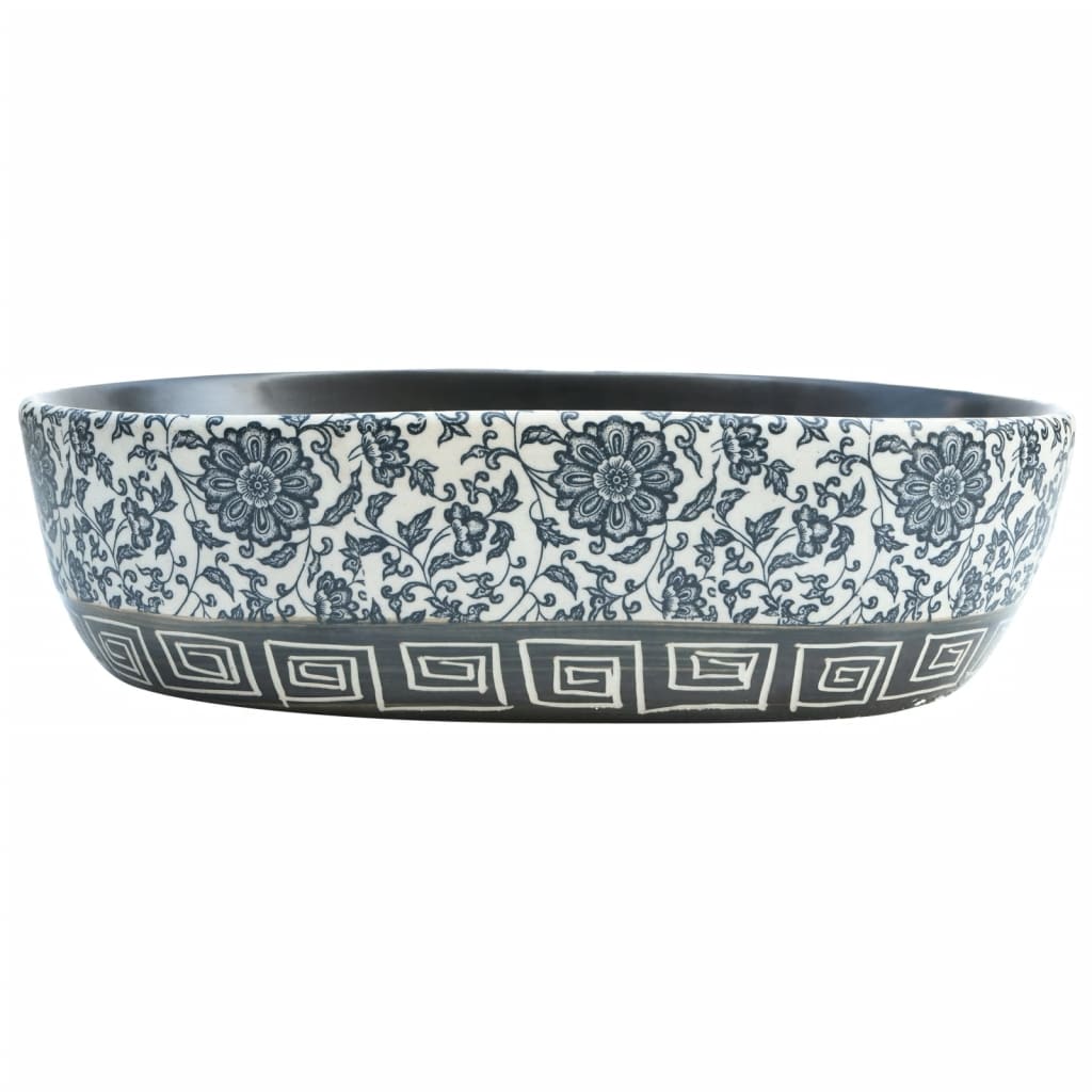 8721012118799_g_en_hd_1 vidaXL Countertop Basin Black and Blue Oval 47x33x13 cm Ceramic - Image 3