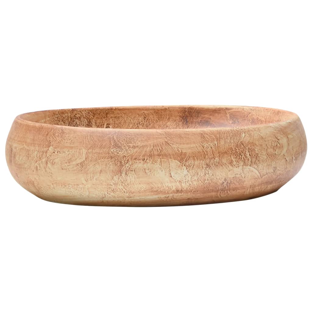 8721012118881_a_en_hd_1 vidaXL Countertop Basin Brown Oval 59x40x15 cm Ceramic - Image 2