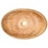 vidaXL Countertop Basin Brown Oval 59x40x15 cm Ceramic - Image 6