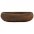 vidaXL Countertop Basin Brown Oval 59x40x15 cm Ceramic - Image 3