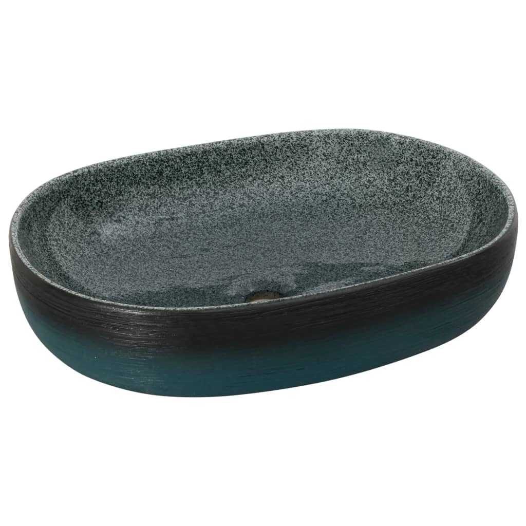 8721012119109_a_en_hd_1 vidaXL Countertop Basin Turquoise Oval 59x40x14 cm Ceramic - Image 2