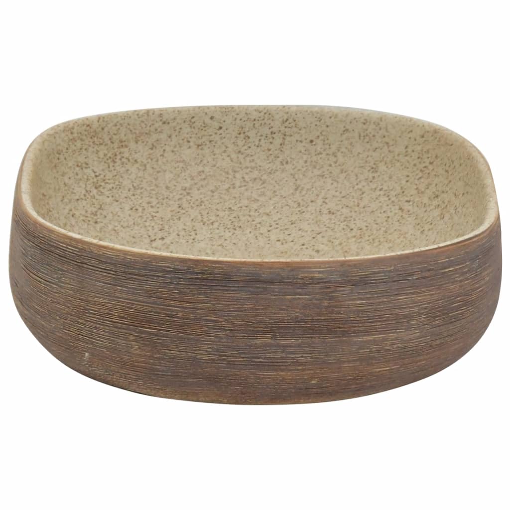 8721012119130_g_en_hd_3 vidaXL Countertop Basin Sand and Brown Oval 59x40x14 cm Ceramic - Image 5