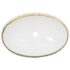 vidaXL Countertop Basin White and Gold Oval 59x40x15 cm Ceramic - Image 6