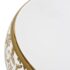 vidaXL Countertop Basin White and Gold Oval 59x40x15 cm Ceramic - Image 7