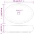 vidaXL Countertop Basin White and Gold Oval 59x40x15 cm Ceramic - Image 8