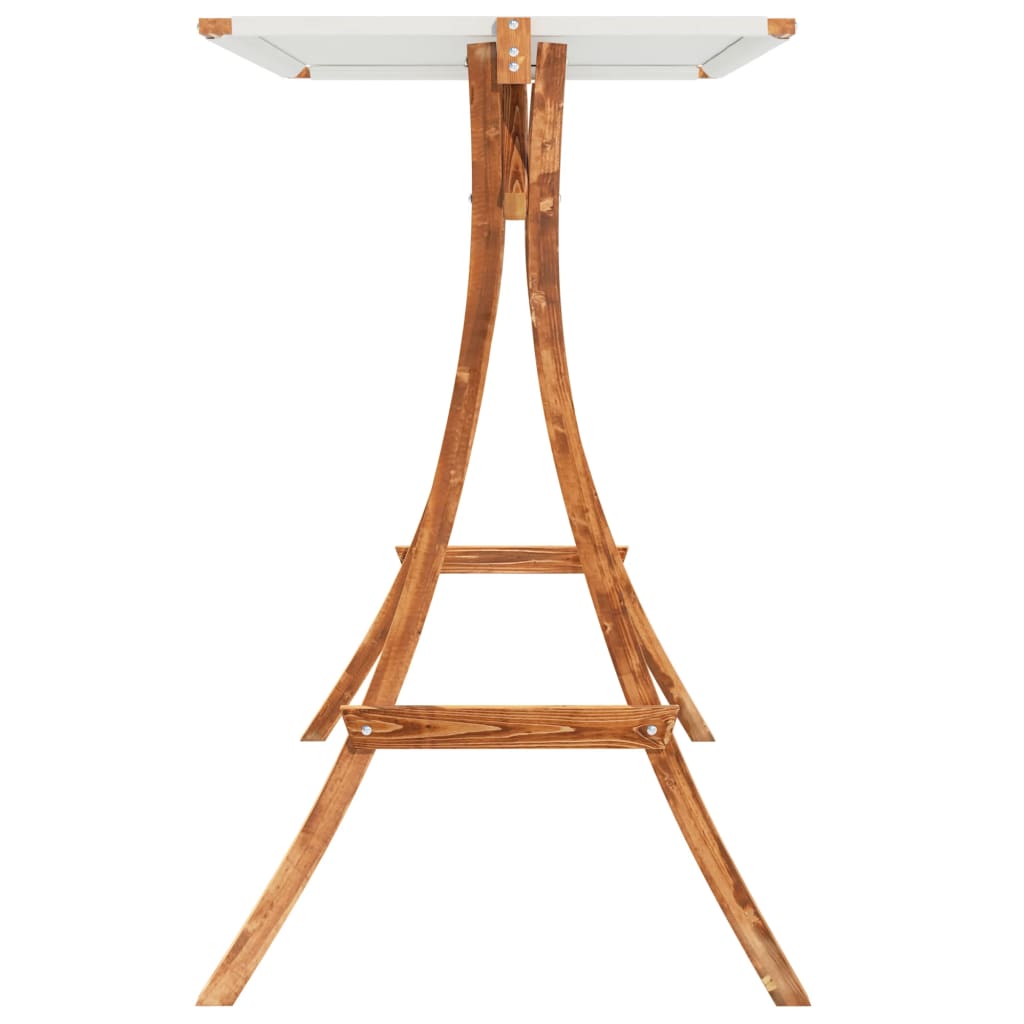 8721012119314_g_en_hd_4 vidaXL Swing Bench with Canopy Solid Wood Spruce with Teak Finish - Image 6
