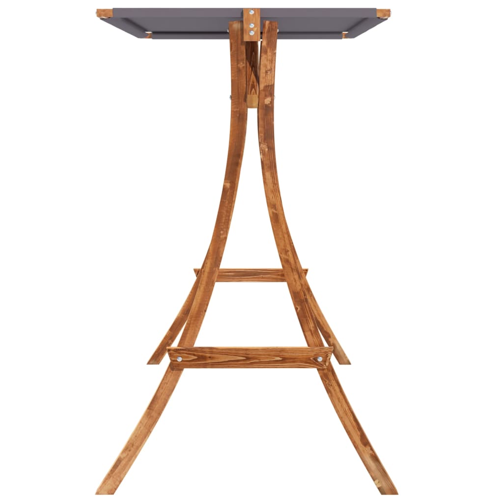 8721012119321_g_en_hd_4 vidaXL Swing Bench with Canopy Solid Wood Spruce with Teak Finish - Image 6