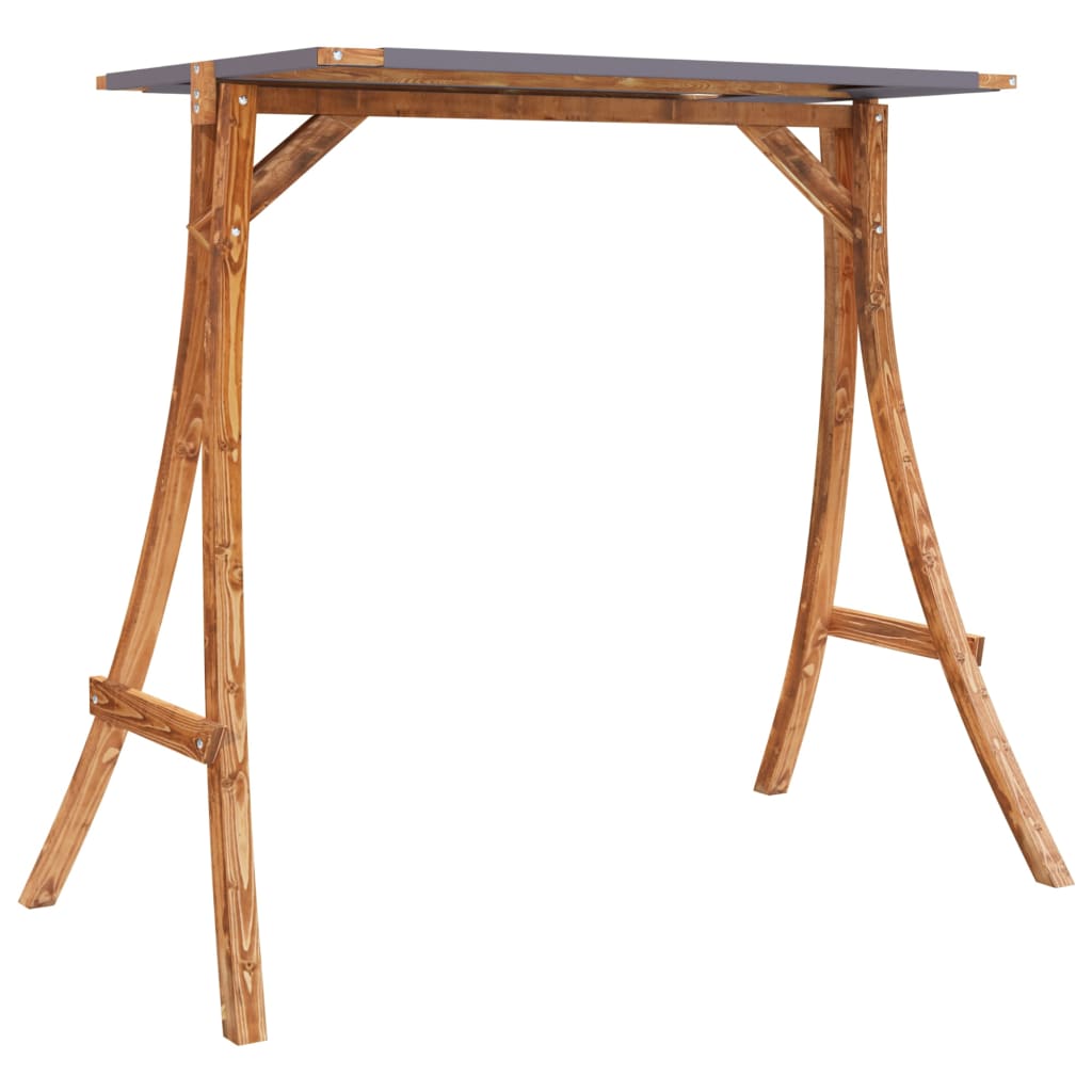 8721012119321_g_en_hd_5 vidaXL Swing Bench with Canopy Solid Wood Spruce with Teak Finish - Image 7