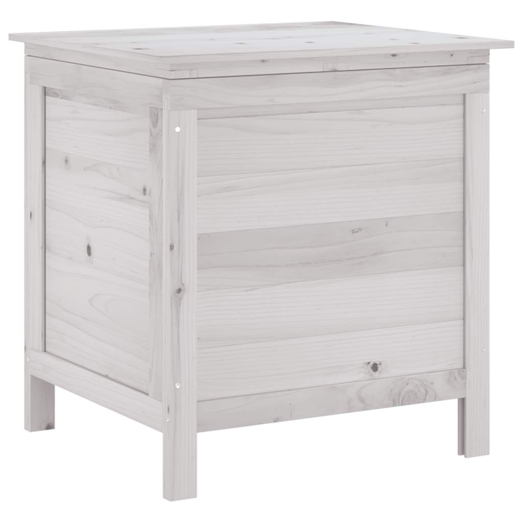 8721012119550_a_en_hd_1 vidaXL Garden Storage Box White 50x49x56.5 cm Solid Wood Fir - Image 2
