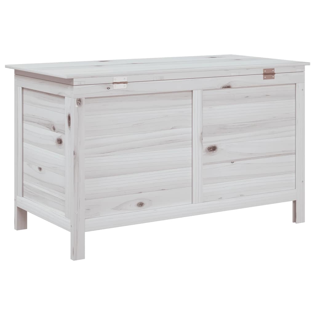 8721012119581_g_en_hd_4 vidaXL Garden Storage Box White 99x49.5x58.5 cm Solid Wood Fir - Image 6