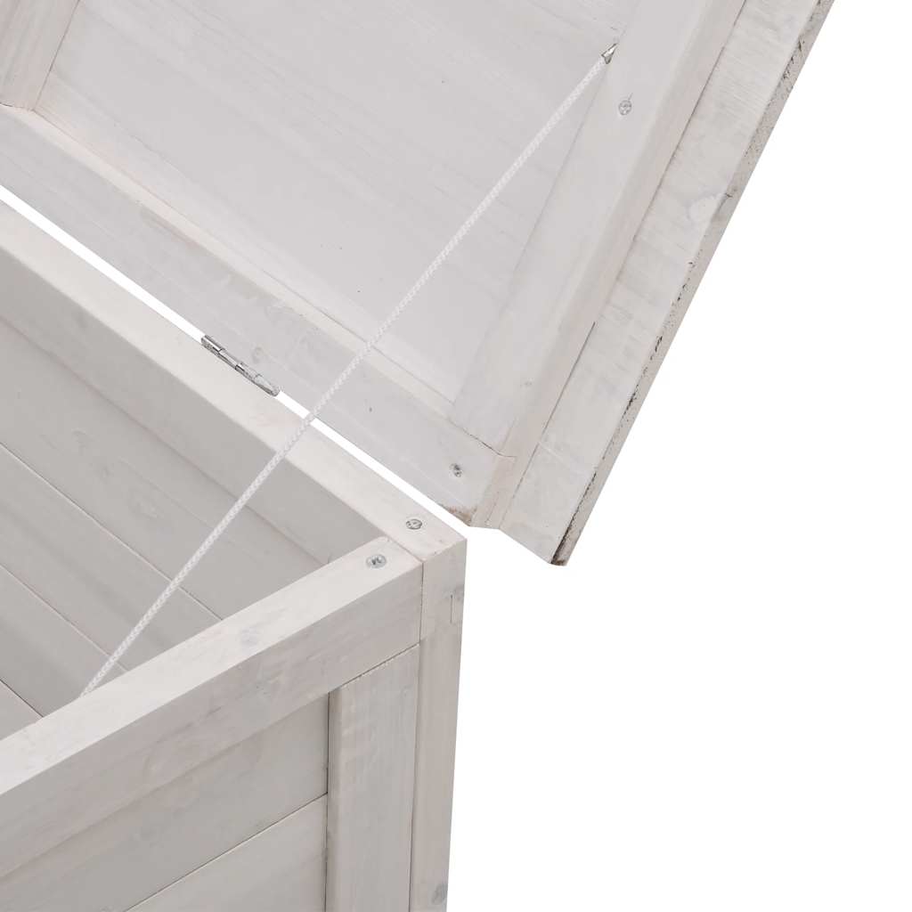 8721012119611_g_en_hd_5 vidaXL Garden Storage Box White 150x50x56.5 cm Solid Wood Fir - Image 7