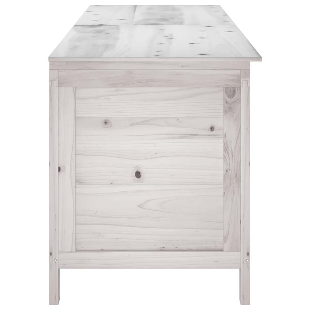 8721012119659_g_en_hd_3 vidaXL Garden Storage Box White 198.5x50x56.5 cm Solid Wood Fir - Image 5