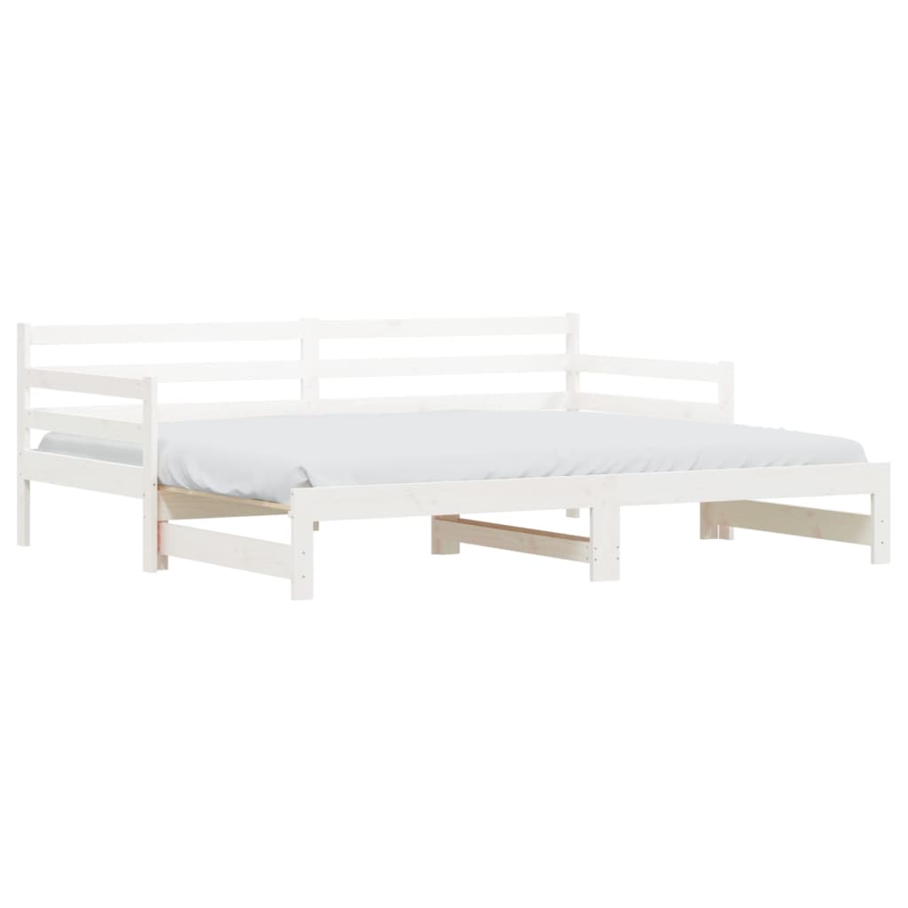 8721012122741_a_en_hd_1 vidaXL Daybed with Trundle without Mattress White 90x190 cm Solid Wood - Image 2