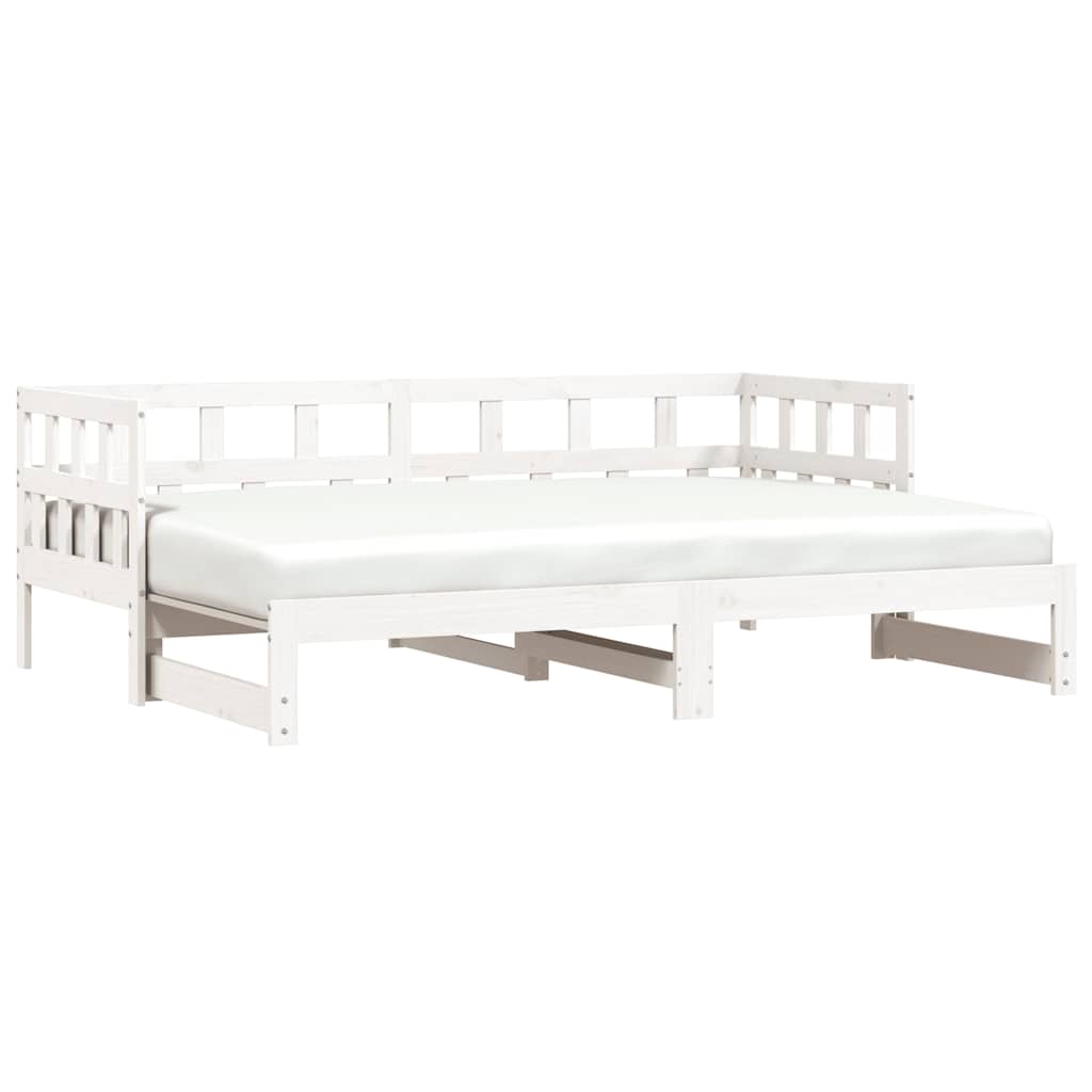 8721012123311_a_en_hd_1 vidaXL Daybed with Trundle without Mattress White 90x190 cm Solid Wood - Image 2