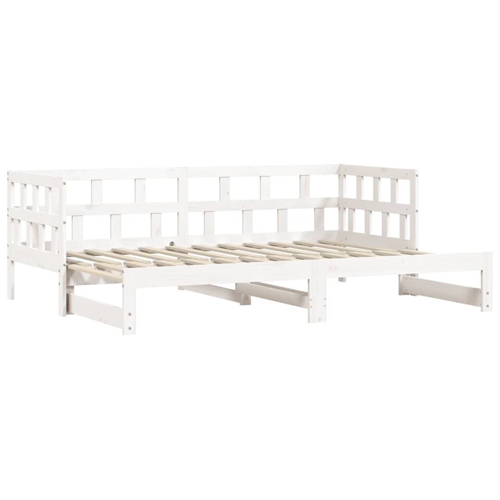 8721012123311_g_en_hd_1 vidaXL Daybed with Trundle without Mattress White 90x190 cm Solid Wood - Image 3