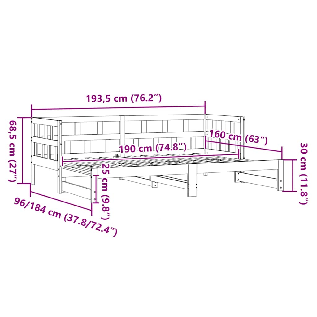 8721012123311_g_en_hd_9 vidaXL Daybed with Trundle without Mattress White 90x190 cm Solid Wood - Image 11